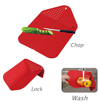 #04 Foldable chopping board with washing basket